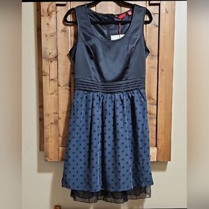 Vintage Polka Dot Sleeveless Dress Edc Esprit Size 6 NWT